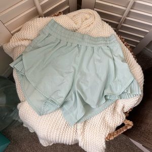Lululemon Blue-Green Athletic Shorts